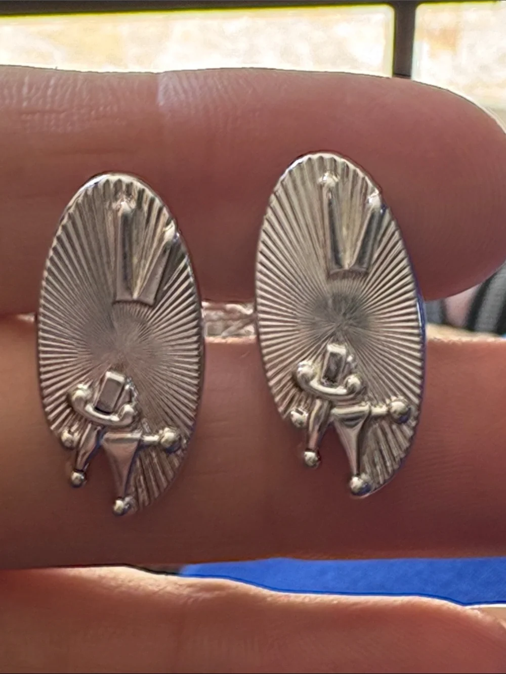 Vintage Swank Sword and Shield Cufflinks